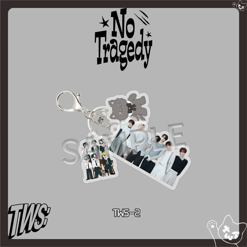 2番目半額 TWSグッズ No Tragedy キーリング トゥアス アクリル キーホルダー グッズ キーチェーン アクセサリー 携帯 鍵 自動車飾り おしゃれ 小物 飾り TWS |  | 14