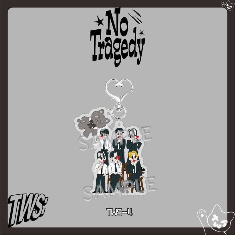 2番目半額 TWSグッズ No Tragedy キーリング トゥアス アクリル キーホルダー グッズ キーチェーン アクセサリー 携帯 鍵 自動車飾り おしゃれ 小物 飾り TWS |  | 16