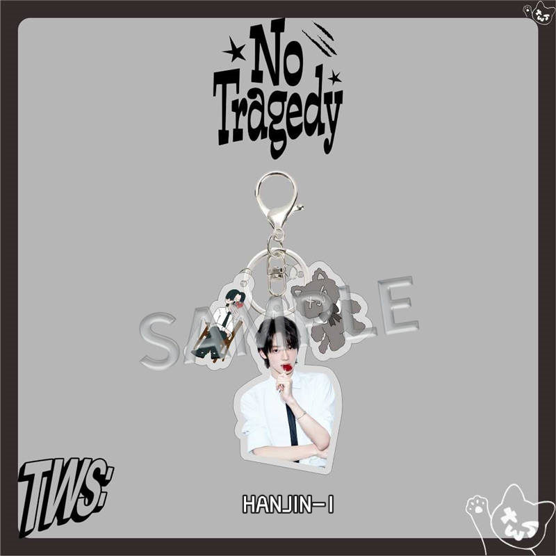 2番目半額 TWSグッズ No Tragedy キーリング トゥアス アクリル キーホルダー グッズ キーチェーン アクセサリー 携帯 鍵 自動車飾り おしゃれ 小物 飾り TWS |  | 03