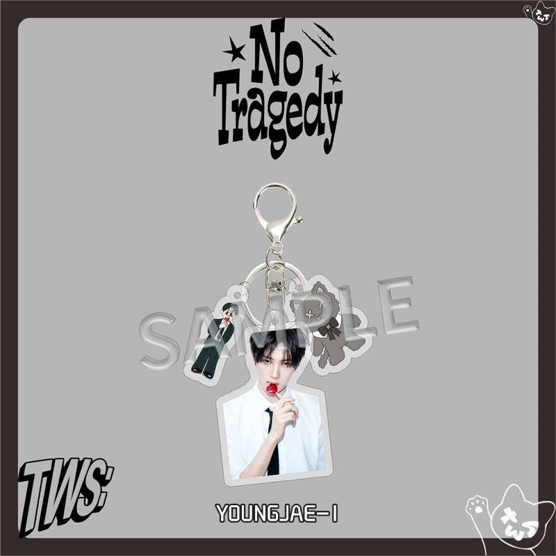 2番目半額 TWSグッズ No Tragedy キーリング トゥアス アクリル キーホルダー グッズ キーチェーン アクセサリー 携帯 鍵 自動車飾り おしゃれ 小物 飾り TWS |  | 07