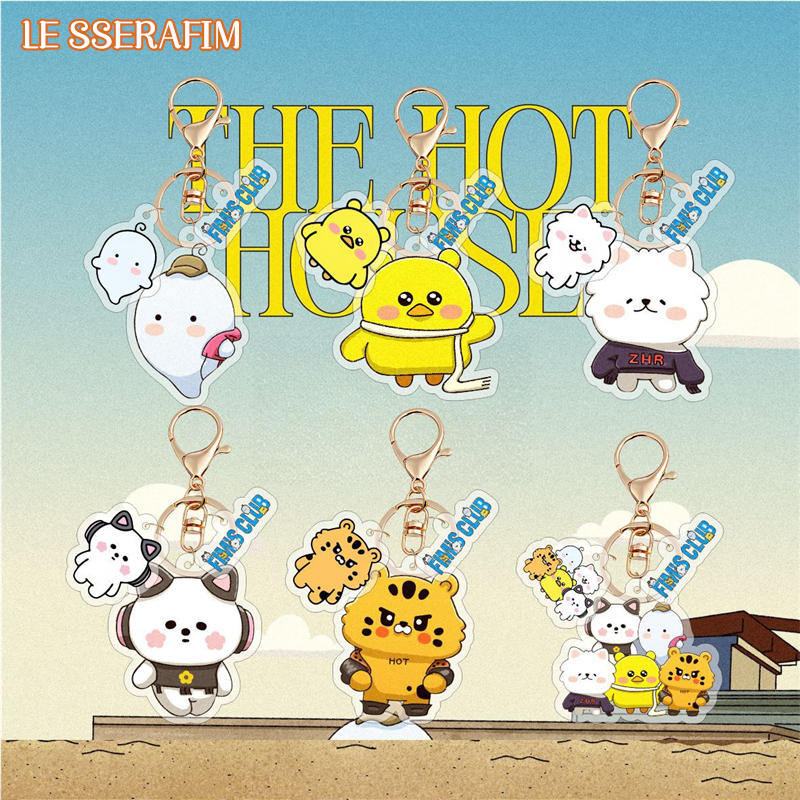 2番目半額 LE SSERAFIMグッズ キーリング アクリル ルセラフィム