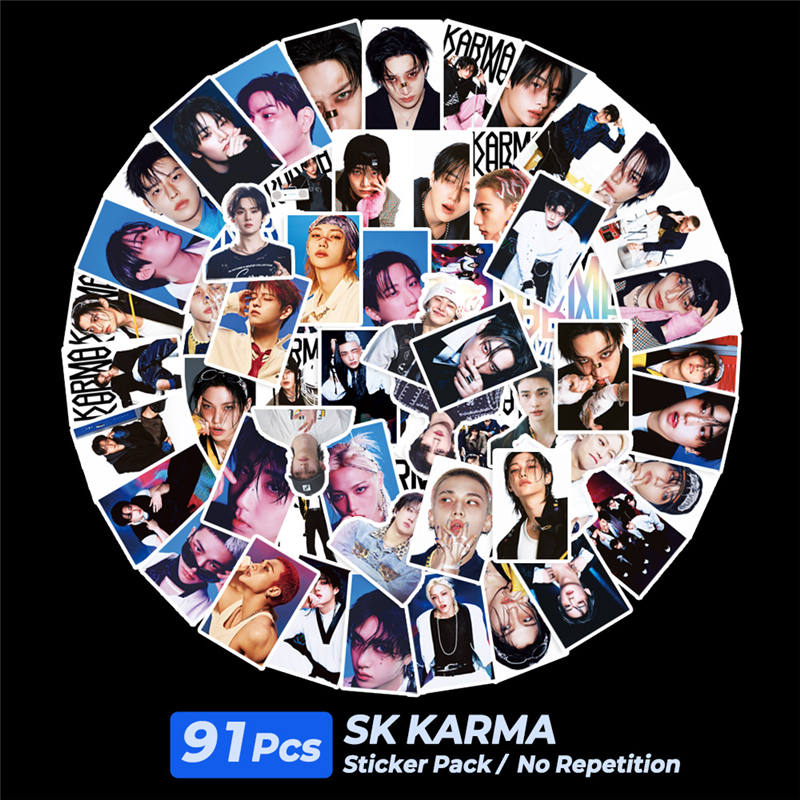 Stray Kidsグッズ シール シールセット 91枚 ストレイキッズ KARMA ス