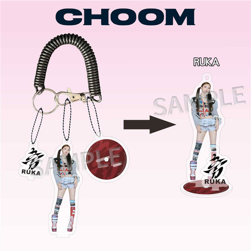 2番目半額 BABYMONSTERグッズ CHOOM キーリング アクリル ベイビー