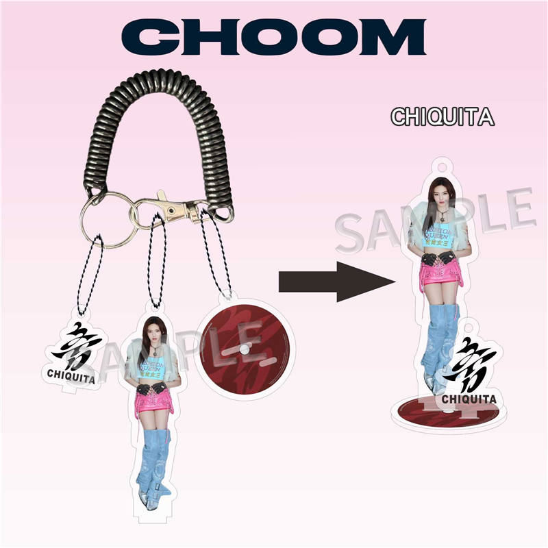 2番目半額 BABYMONSTERグッズ CHOOM キーリング アクリル ベイビー