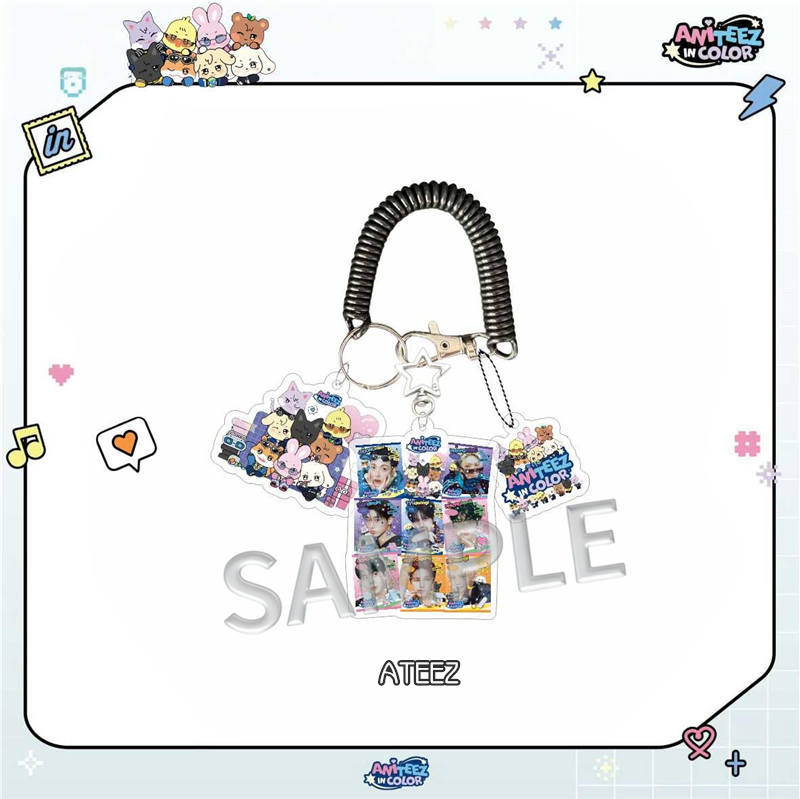 2番目半額 ATEEZグッズ キーリング アクリル エイティーズ