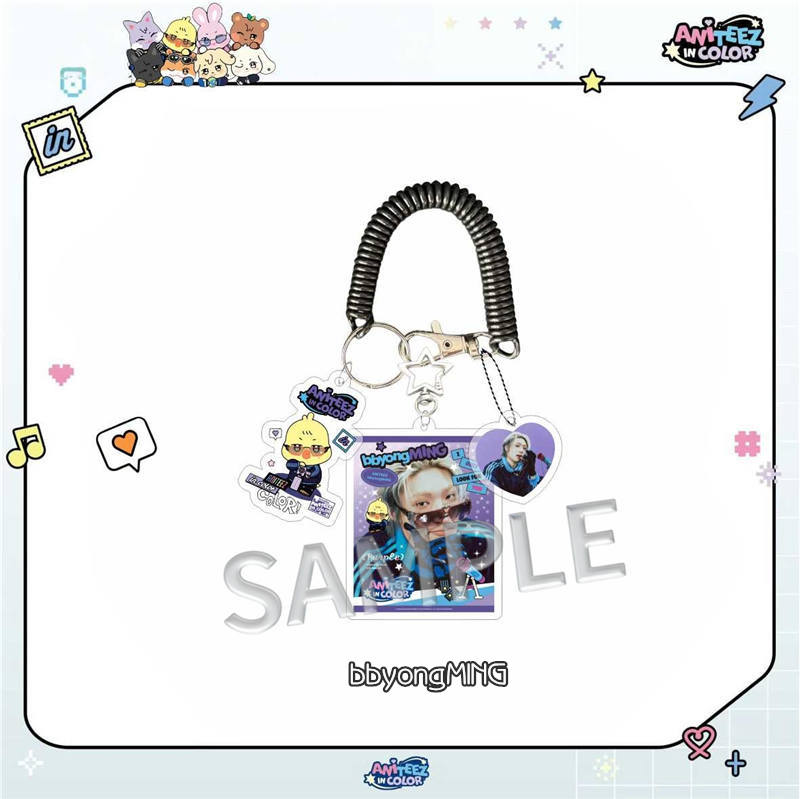 2番目半額 ATEEZグッズ キーリング アクリル エイティーズ