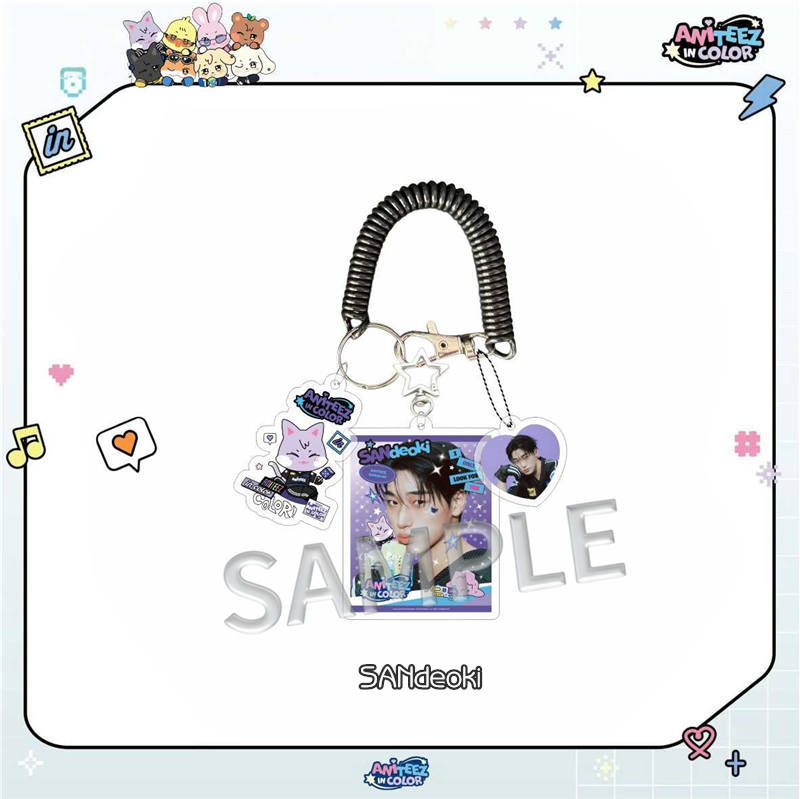 2番目半額 ATEEZグッズ キーリング アクリル エイティーズ