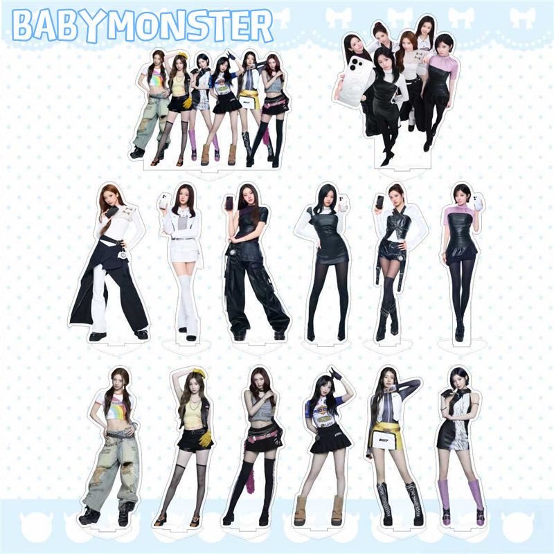 BABYMONSTER ベビモン アクリルスタンド 全員 集合 SHEESH 2番目半額 BABYMONSTERグッズ アクリルスタンド ベイビーモンスター