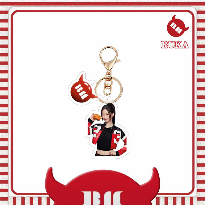2番目半額 BABYMONSTERグッズ キーリング アクリル ベイビーモンスター