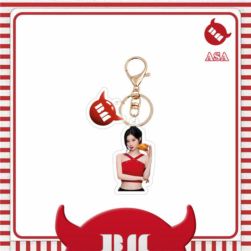 2番目半額 BABYMONSTERグッズ キーリング アクリル ベイビーモンスター