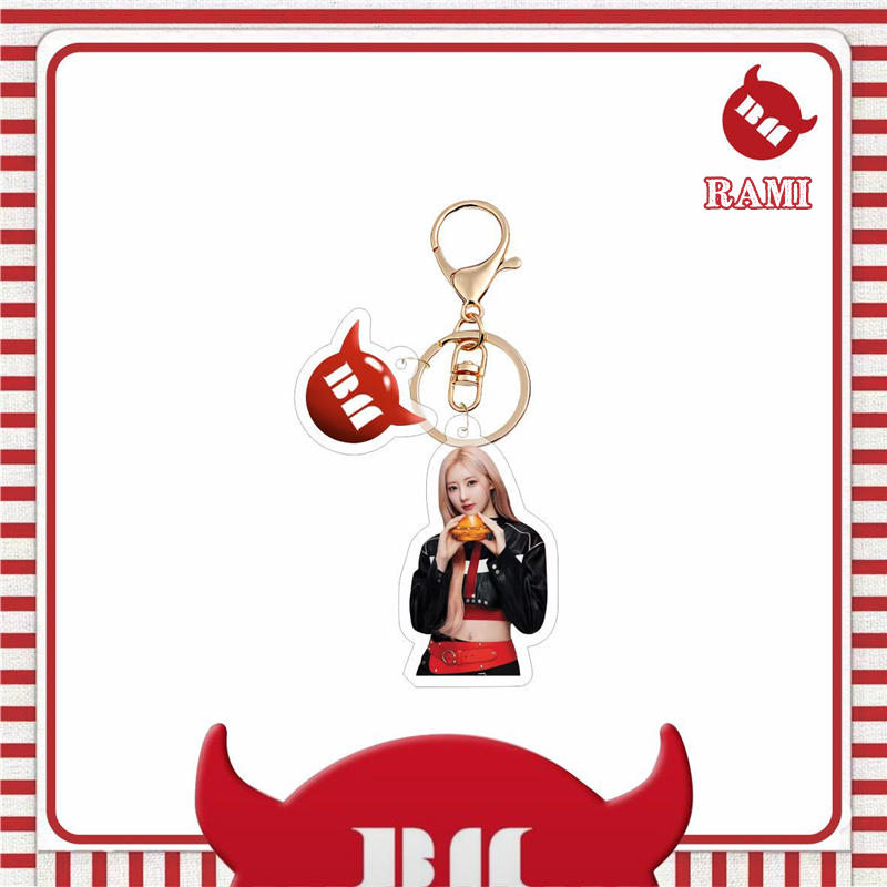 2番目半額 BABYMONSTERグッズ キーリング アクリル ベイビーモンスター