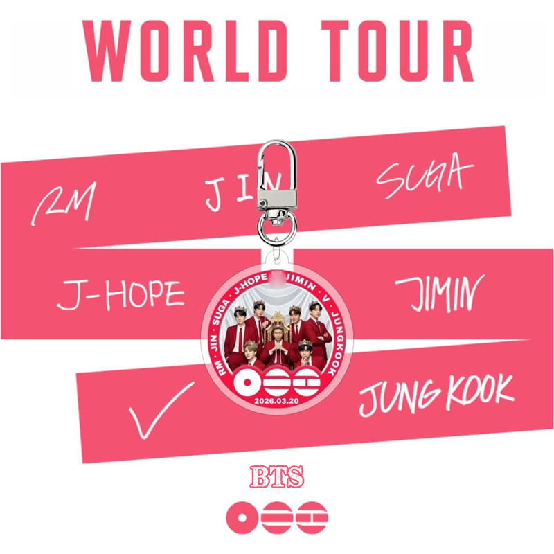 2番目半額 BTSグッズ 2026 ARIRANG 防弾少年団 バンタン キーリング