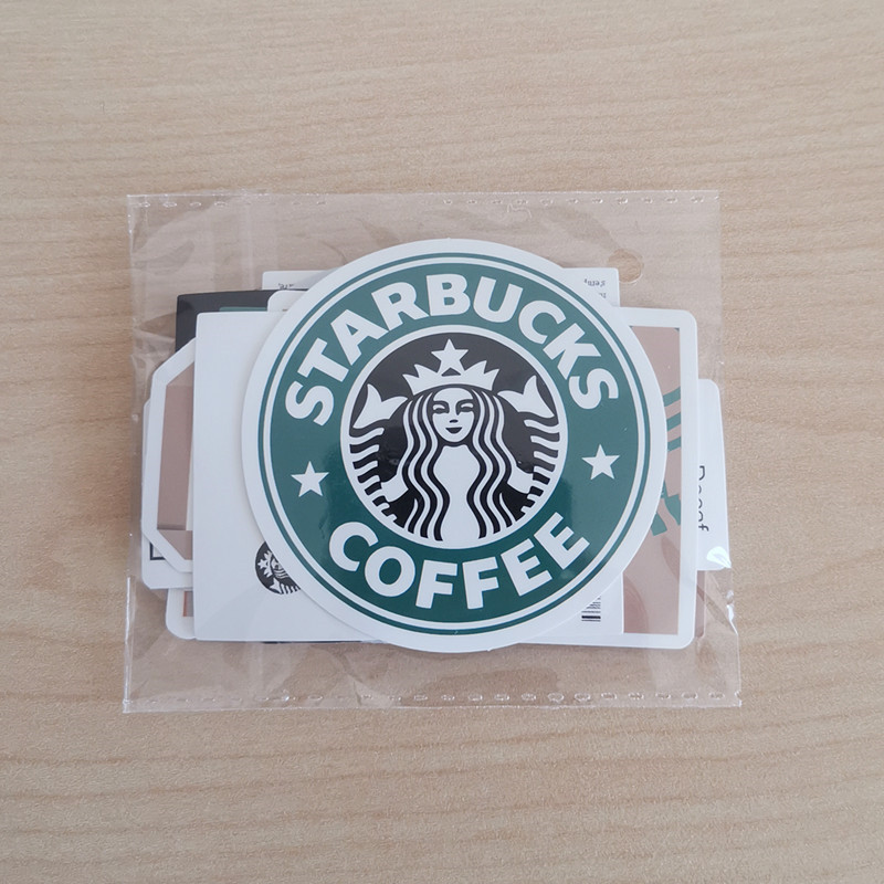 大人気 防水ステッカー スタバ スターバックス Starbucks ロゴ
