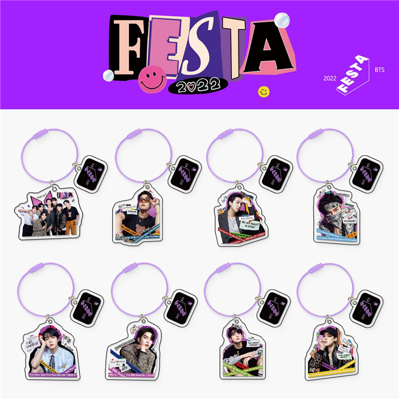 防弾少年団 BTS バンタン FESTA キーリング プラスチック