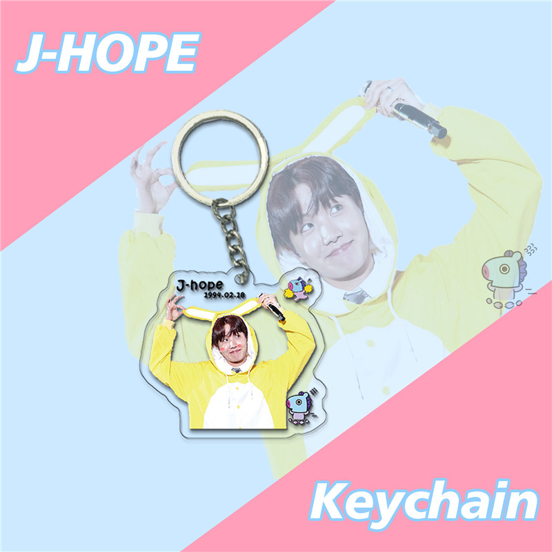 防弾少年団 BTS バンタン キーリング プラスチック キーホルダー