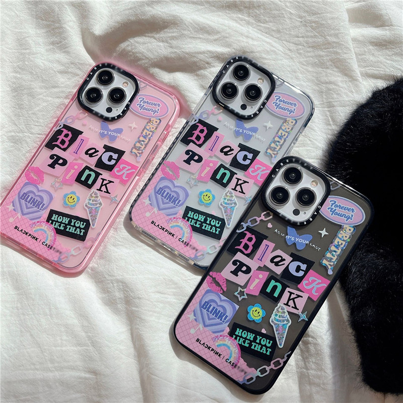 Blackpink iPhone14/14Pro/14Promax/14plus/13/12/11/X/XR 透明