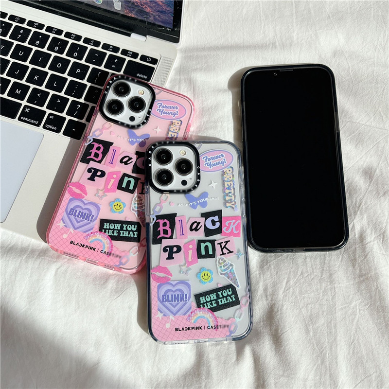 Blackpink iPhone14/14Pro/14Promax/14plus/13/12/11/X/XR 透明 