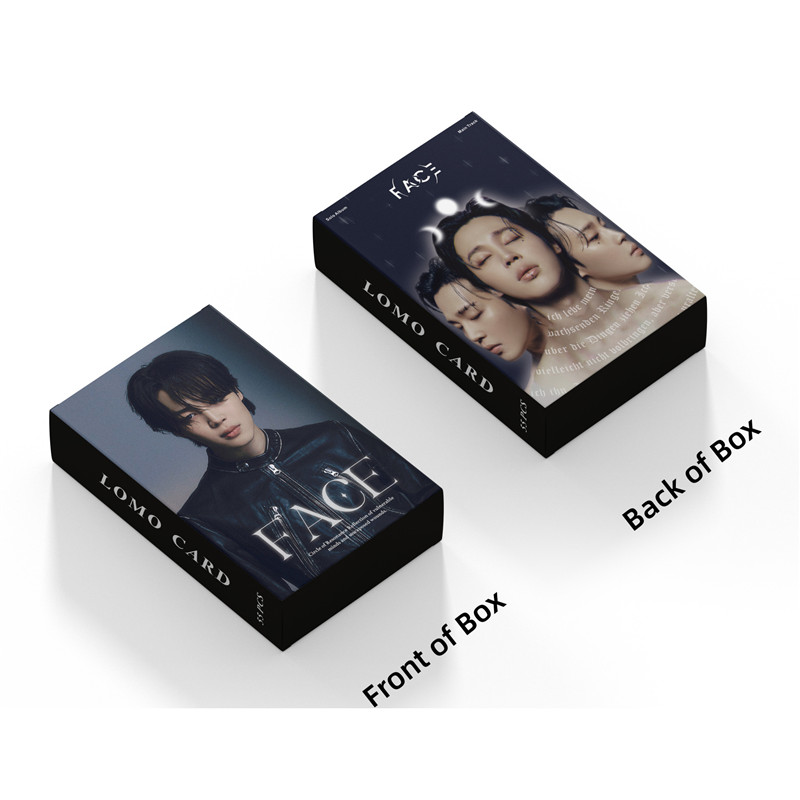 BTSグッズ JIMIN フォト カード 55枚 セット トレカ バンタン 写真 フォトカード K-POP 韓国 アイドル ジミン LOMOカード  応援 小物 FACE