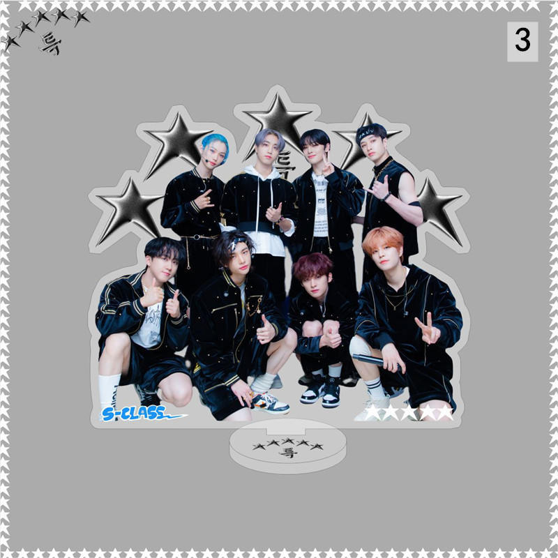 2番目半額 Stray Kidsグッズ 5-STAR アクリルスタンド 写真立て 卓上