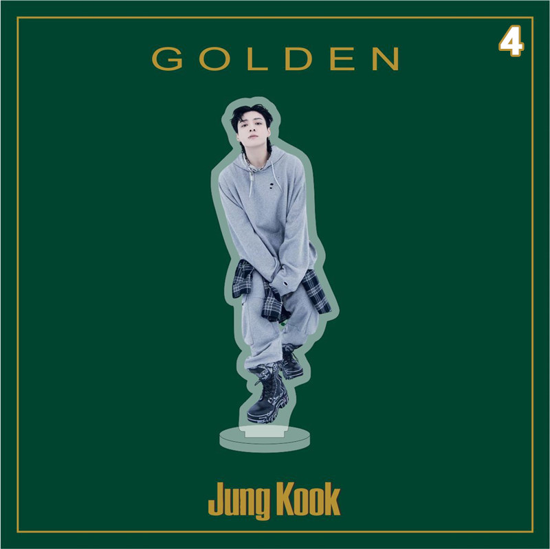 2番目半額 Jung Kookグッズ GOLDEN グク 3D 防弾少年団 写真 卓上 10cm ジョングク 両面印刷 ポスター バンタン グッズ ARMY 韓流 ビーティエス 写真立て｜twast｜05