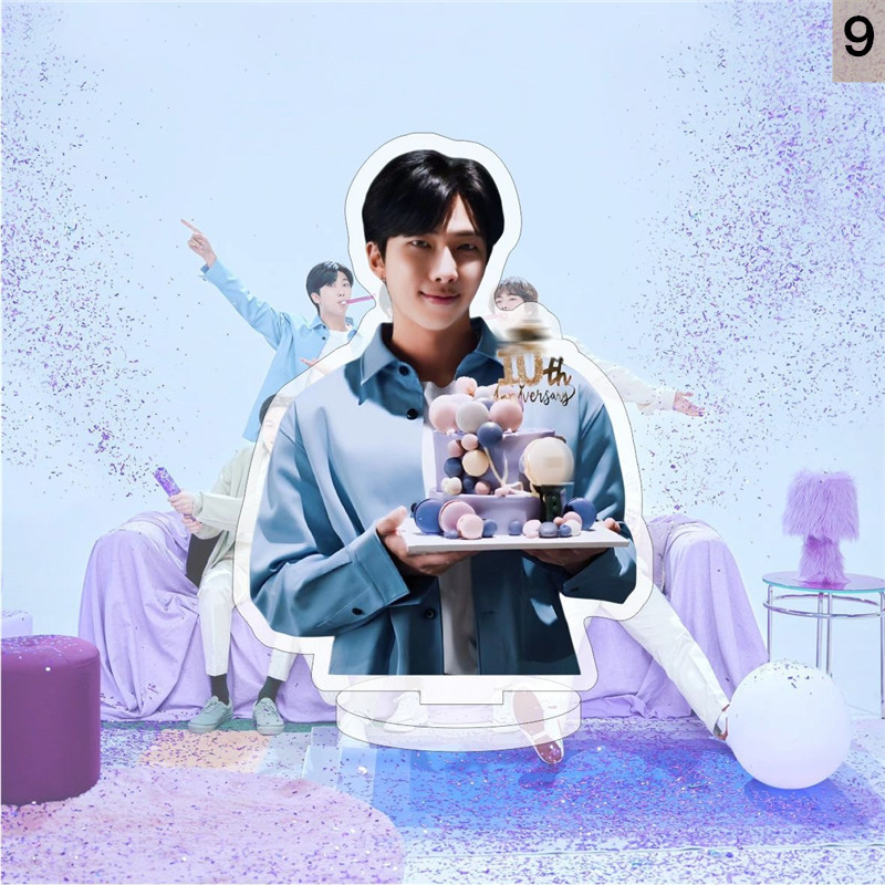 2番目半額 BTSグッズ FESTA 防弾少年団 写真 卓上 10cm バンタン 両面