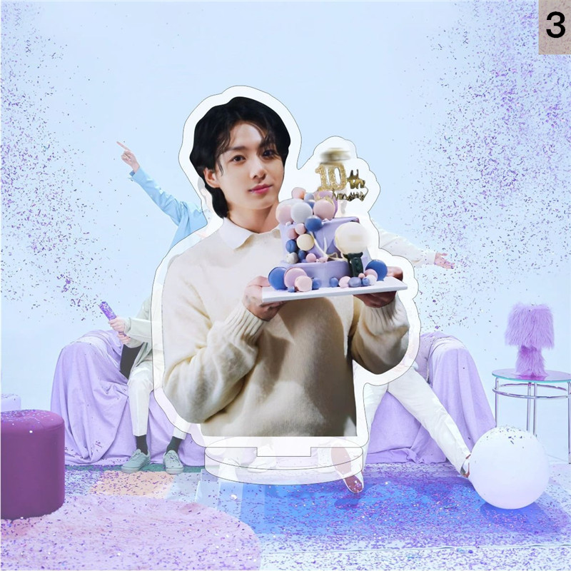 2番目半額 BTSグッズ FESTA 防弾少年団 写真 卓上 10cm バンタン 両面