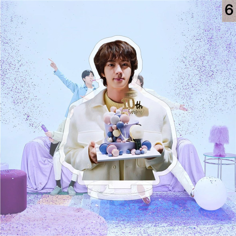 2番目半額 BTSグッズ FESTA 防弾少年団 写真 卓上 10cm バンタン 両面