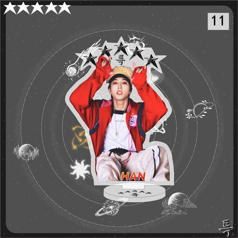 2番目半額 Stray Kidsグッズ 5-STAR アクリルスタンド 写真立て 卓上