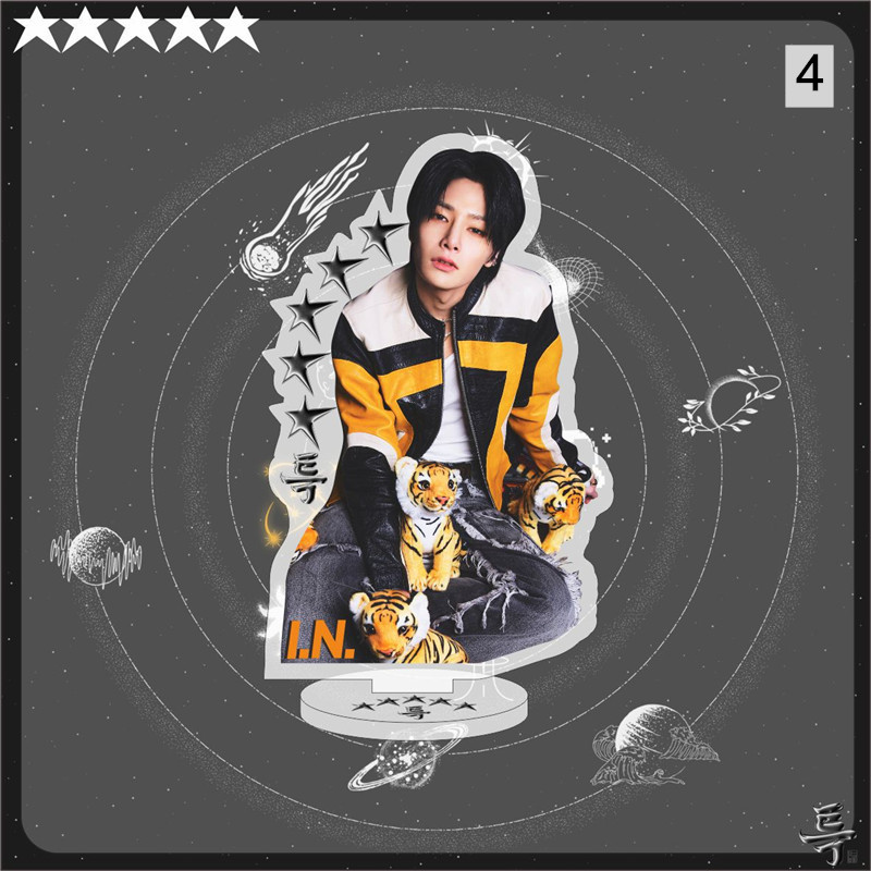 2番目半額 Stray Kidsグッズ 5-STAR アクリルスタンド 写真立て 卓上