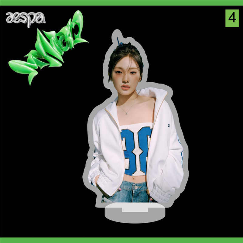 aespaグッズ 写真立て 卓上 10cm エスパ 両面印刷 ポスター 応援グッズ