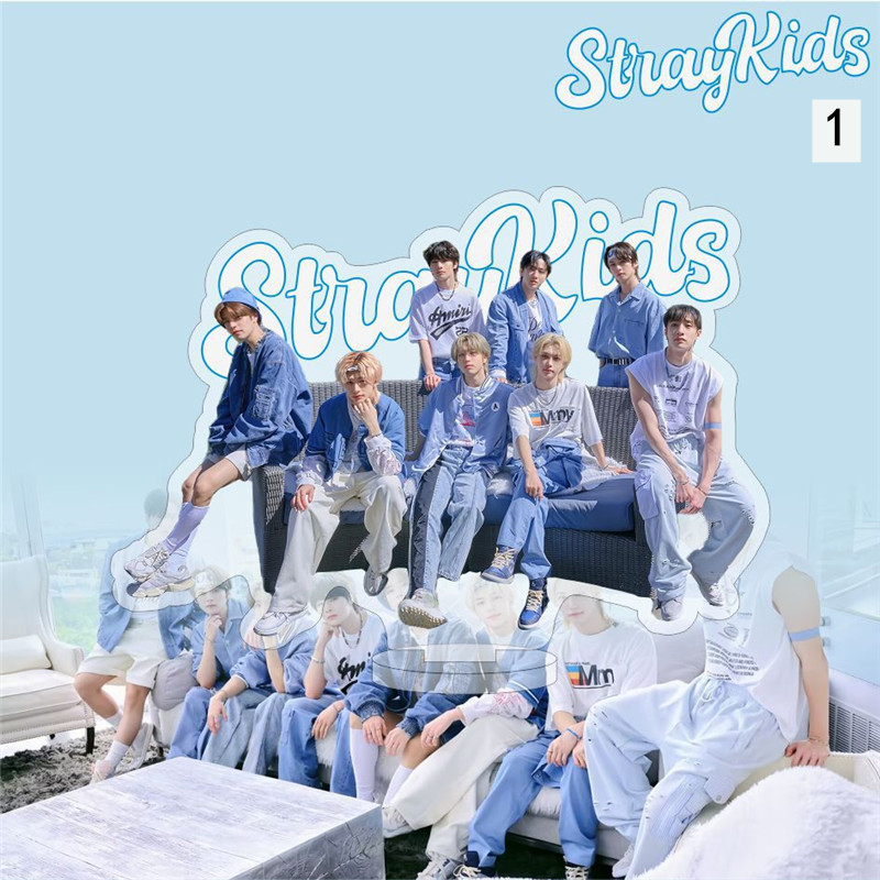 2番目半額 Stray Kidsグッズ アクリルスタンド写真立て 卓上 15cm