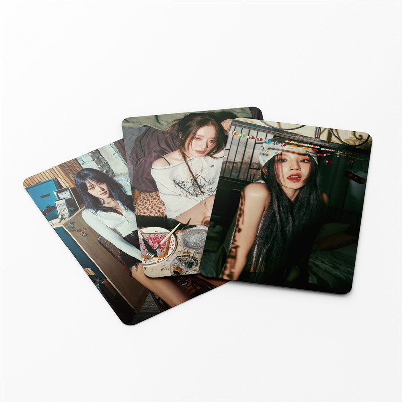 (G)I-DLEグッズ フォト カード 55枚 セット トレカ ジーアイドゥル 写真 全員 フォトカード K-POP 韓国 アイドル I Feel  Butterfly Ver LOMOカード 応援 小物