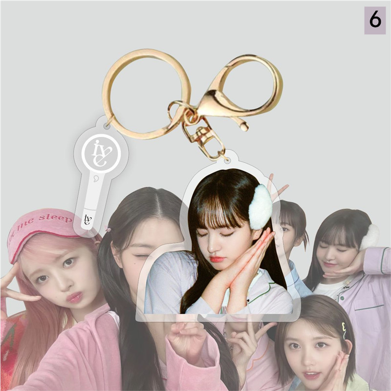 2番目半額 IVEグッズ キーリング プラスチック アイヴ キーホルダー