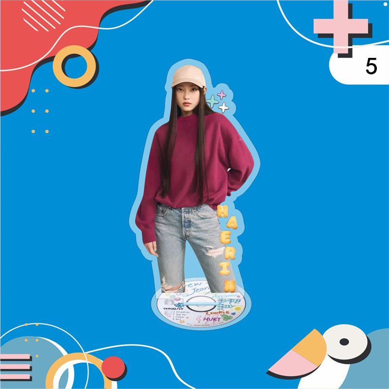 2番目半額 New Jeansグッズ 写真立て 卓上 10cm ニュージーンズ 両面