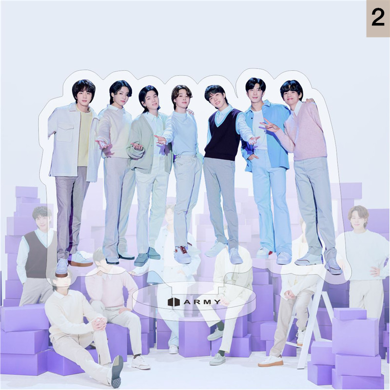 2番目半額 BTSグッズ FESTA 防弾少年団 写真 卓上 10cm バンタン 両面