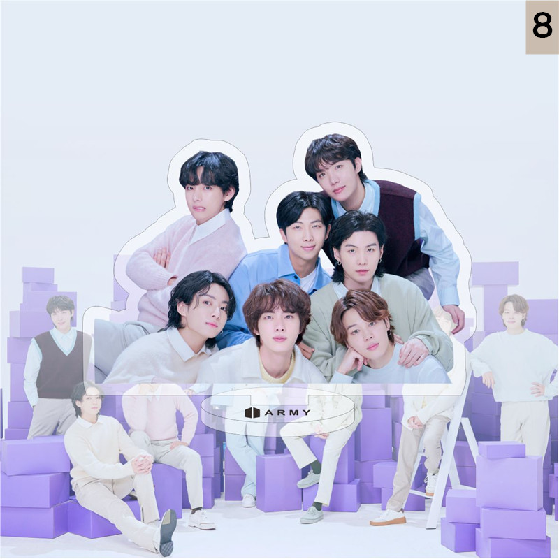 2番目半額 BTSグッズ FESTA 防弾少年団 写真 卓上 10cm バンタン 両面