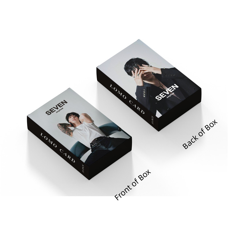 Jung Kookグッズ グク フォト カード 55枚 セット トレカ ジョングク 写真 BTS フォトカード K-POP 韓国 アイドル SEVEN  応援 小物 LOMOカード