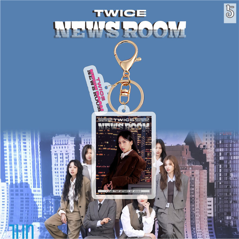2番目半額 TWICEグッズ キーリング NEWS ROOM アクリル トゥワイス キーホルダー グッズ キーチェーン アクセサリー 携帯 鍵 自動車飾り 小物 飾り ONCE |  | 05
