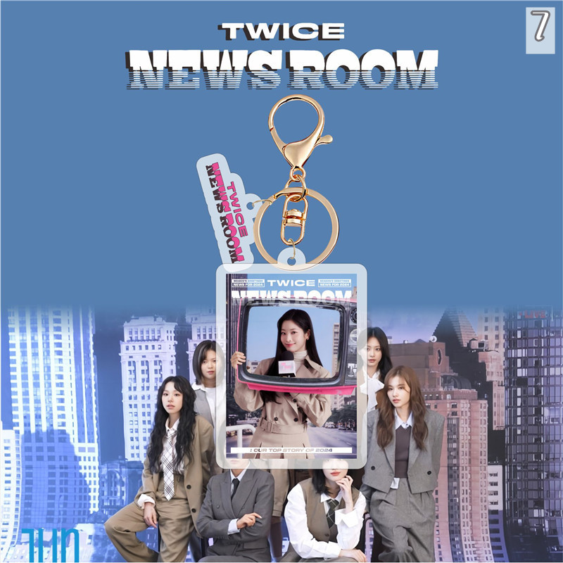 2番目半額 TWICEグッズ キーリング NEWS ROOM アクリル トゥワイス キーホルダー グッズ キーチェーン アクセサリー 携帯 鍵 自動車飾り 小物 飾り ONCE |  | 07