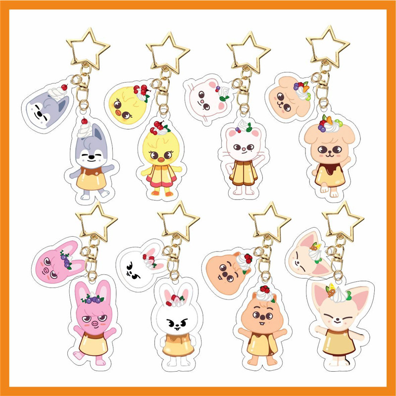 STRAYKIDS スキズ アクリルキーホルダー SKZOO 8体セット Stray Kidsグッズ SKZ アクリル キーリング SKZOO ストレイ