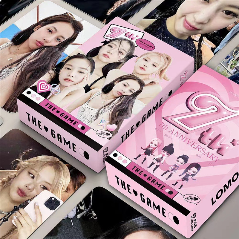 BLACKPINKグッズ フォト カード 55枚 セット トレカ THE GAME 写真 フォトカード K-POP 韓国 ブラックピンク 7TH  Anniversary 応援 LOMOカード BLINK : bp35 : TWAST - 通販 - Yahoo!ショッピング