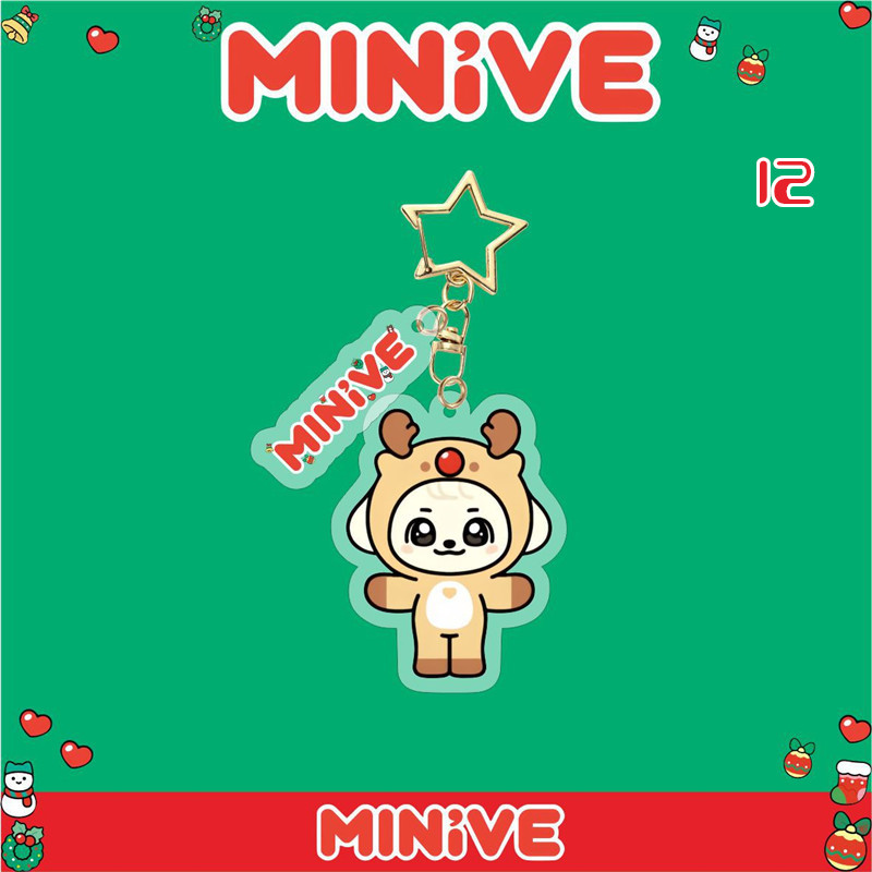 IVEグッズ MINIVE キーリング プラスチック アイヴ キーホルダー グッズ キーチェーン アクセサリー 携帯 鍵 自動車飾り おしゃれ 小物 飾り クリスマス |  | 12