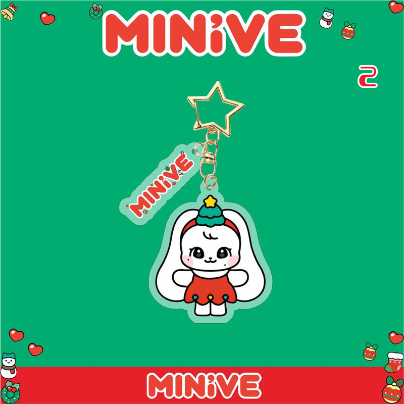 IVEグッズ MINIVE キーリング プラスチック アイヴ キーホルダー グッズ キーチェーン アクセサリー 携帯 鍵 自動車飾り おしゃれ 小物 飾り クリスマス |  | 02