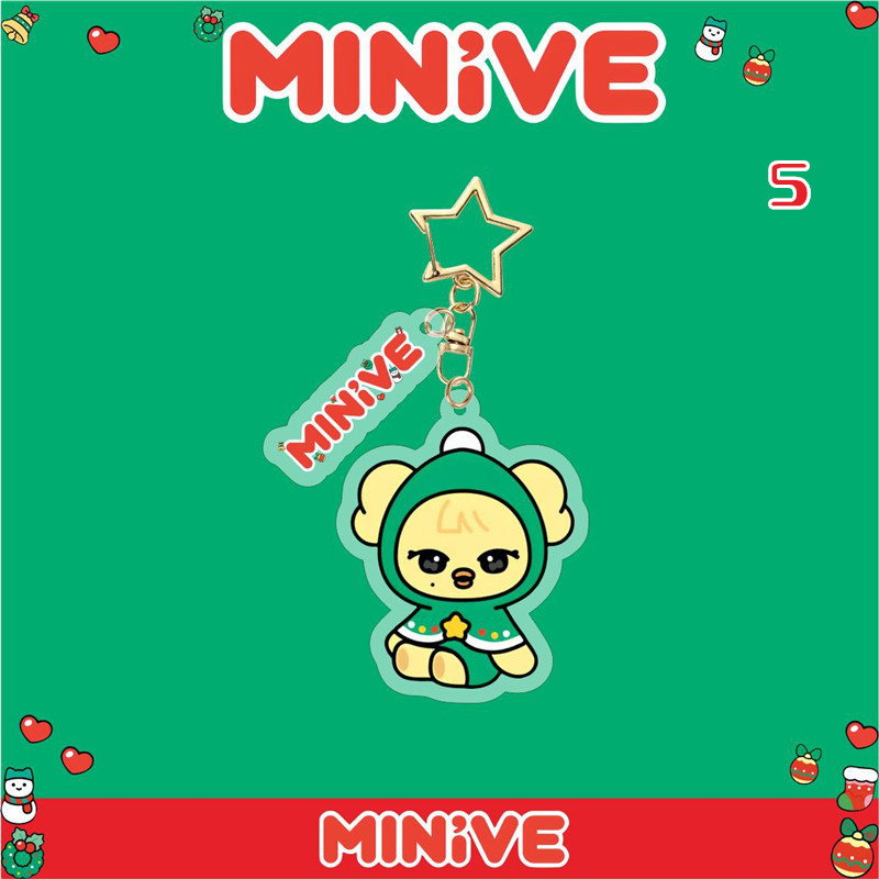 IVEグッズ MINIVE キーリング プラスチック アイヴ キーホルダー グッズ キーチェーン アクセサリー 携帯 鍵 自動車飾り おしゃれ 小物 飾り クリスマス |  | 05
