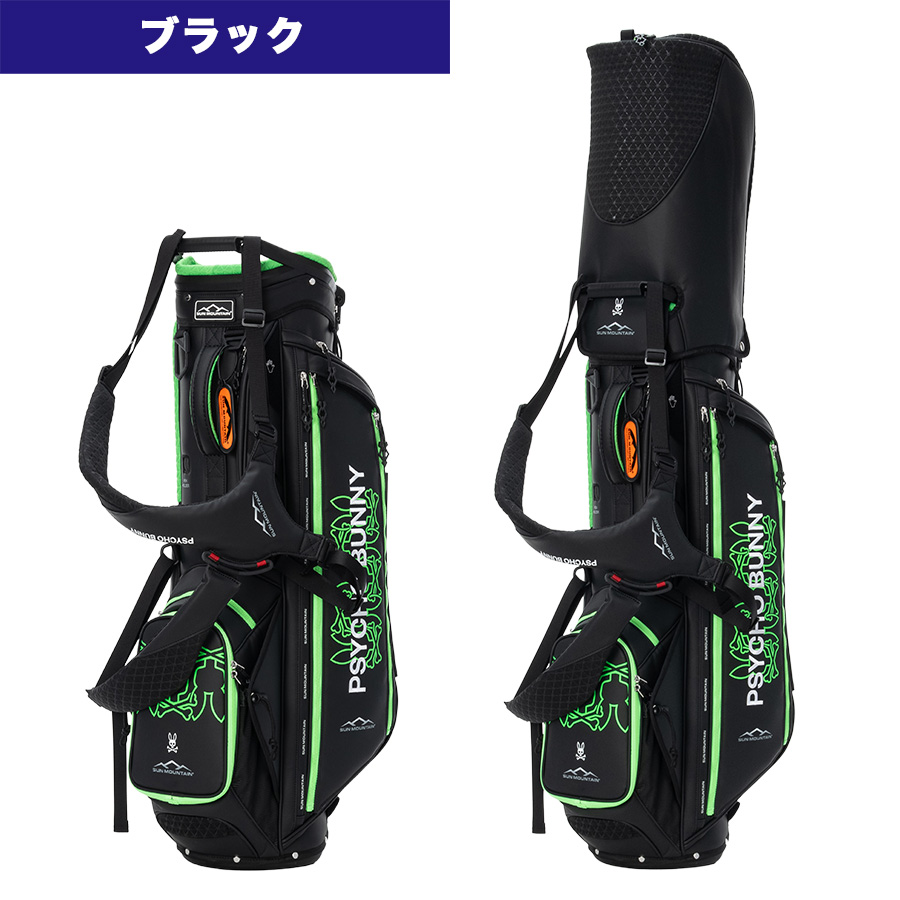 Psycho Bunny キャディバッグ（種類：スタンド式）｜ゴルフ用バッグ