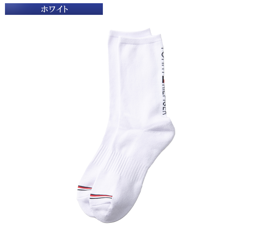 ソックス 靴下 トミーヒルフィガー THMB4SCL 24S Ｍ.ＳＯＸ バーチカルロゴ レディース...