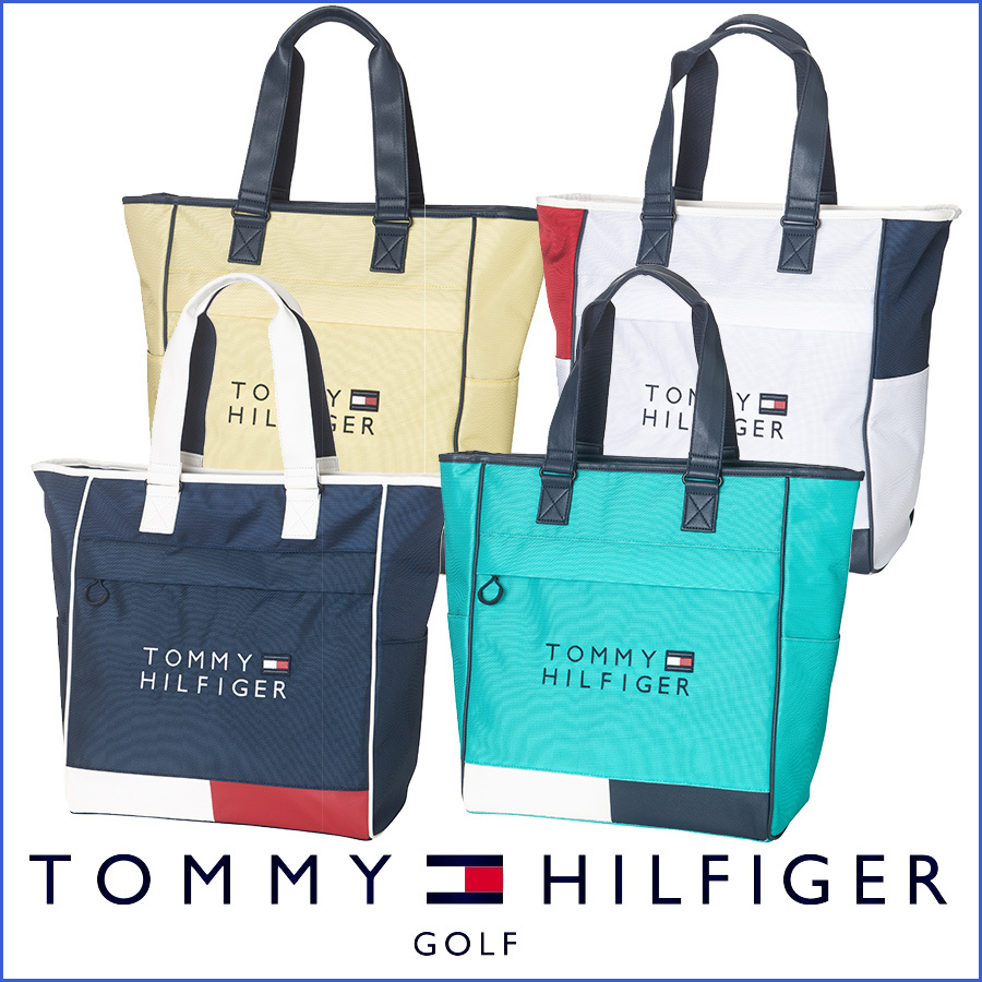 限定価格セール トミーヒルフィガー TOMMY HILFIGER ゴルフ アクセサリー 小物 バッグ トートバッグカラーブロック THMG2SB5  30 fucoa.cl
