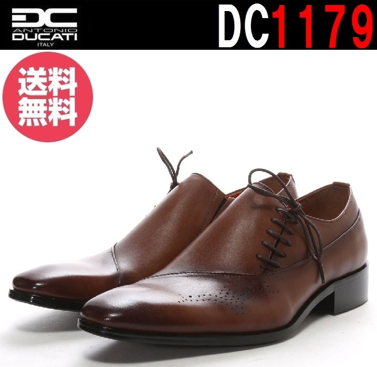 新品 [アントニオ デュカティ] 本革 Uモカ スリッポン ビジネスシューズ 新品 [アントニオ デュカティ] 本革 Uモカ スリッポン ビジネス