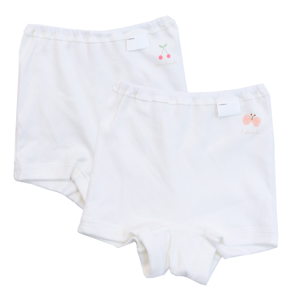 Twin Dimple 日本製 アトピコ一分丈ショーツ ちょうちょ