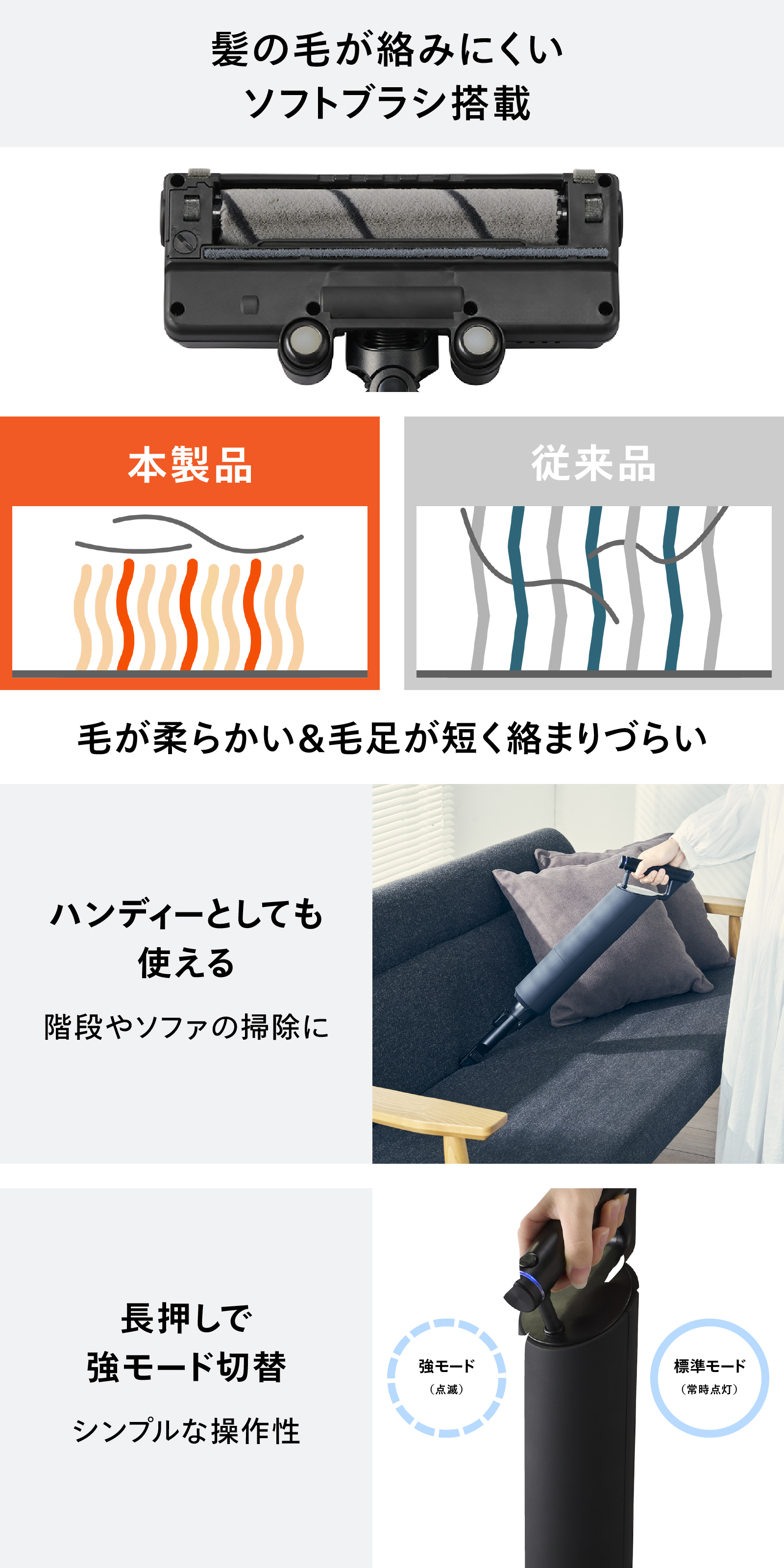 ツインバード（TWINBIRD） 【新商品】掃除機 コードレス 紙パック式